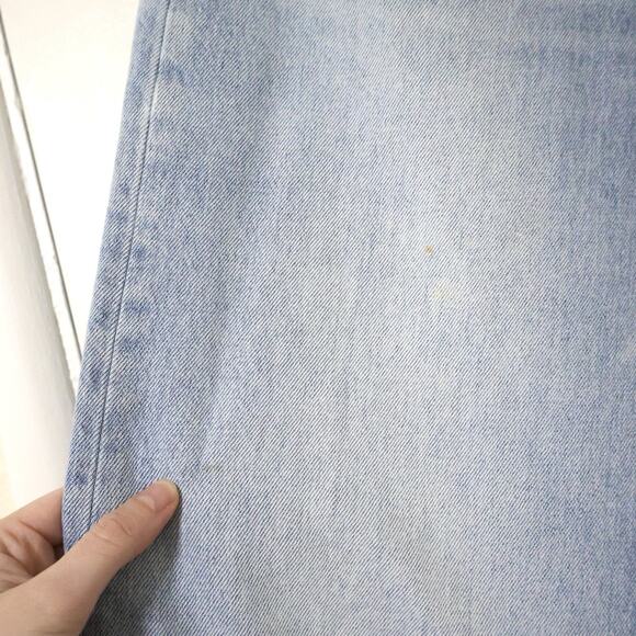 Joe's Jeans Mia Raw Hem High Rise Light Wash Wide Leg Loose Baggy Ankle Jeans 29 - Picture 2 of 10